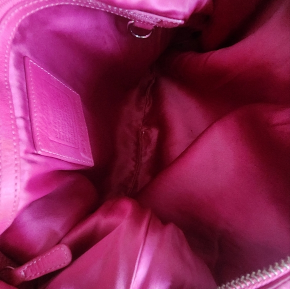Coach Vintage Ergo Pink Napa Leather Rare Hobo Bag PREOWNED VINTAGE COND… - Picture 4 of 10